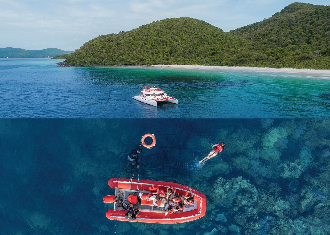 Pattaya: 2 Islands one day trip on Catamaran with Lunch