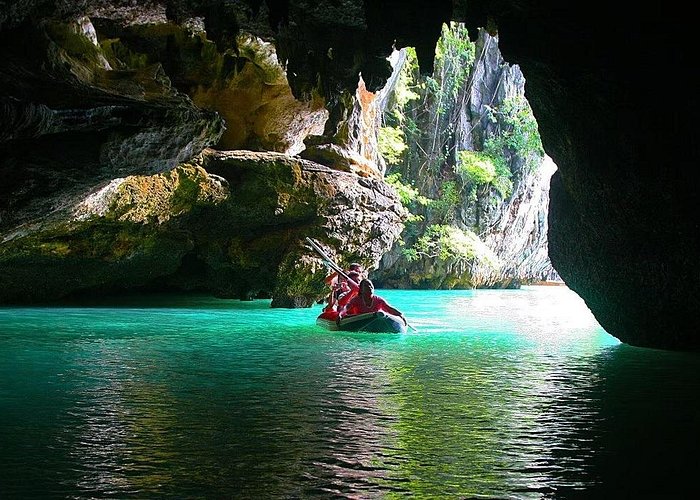 Phang Nga Bay Sea Cave Canoeing & James Bond Island by Big Boat