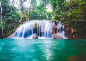 Erawan Waterfall and Elephant Care: Private Tour to Kanchanabur